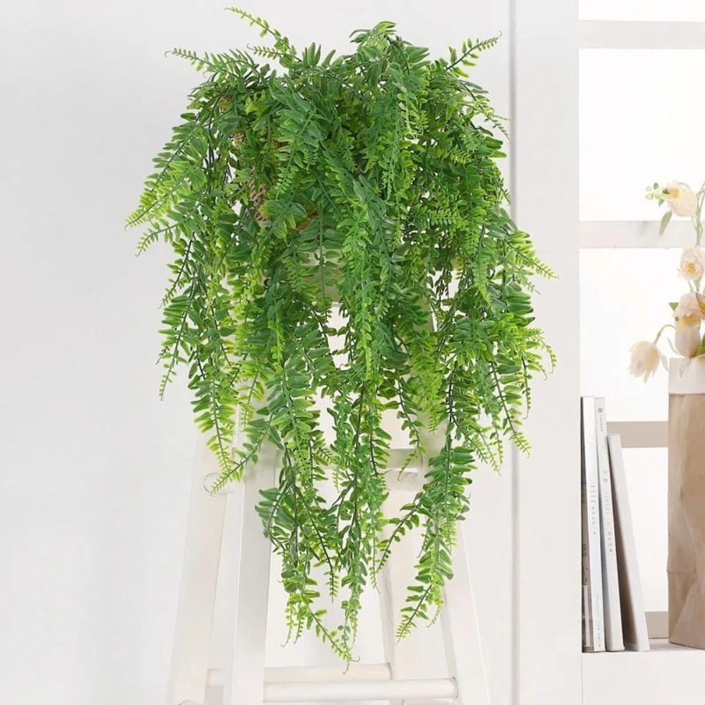 Hanging Persian Fern Leaves Plastic Fake Vine Grass Home Garden Room Decor  Wedding Party Wall