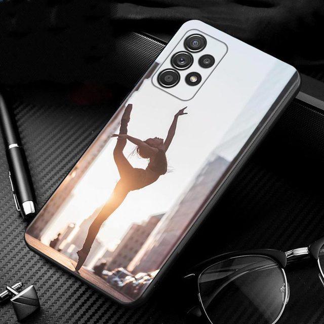 Чехол для Samsung Galaxy A51 A71 A01 A11 A21 A21s A31 A41 A72 A52 A42 A32 A22 A12 A02 A02s F42 Ballet Dance Girl Ballerina
