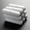 10Pcs 6-15mm Magnetic Stirrer Mixer White Laboratory Stir Rod  Lab Supplies