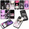 for Motorola Moto G54 G05 G24 G45 G55 G75 G85 G15 G57 G86 Power Edge 50 30 Fusion neo Pro Case Poster Kuromi Lovely Cartoon