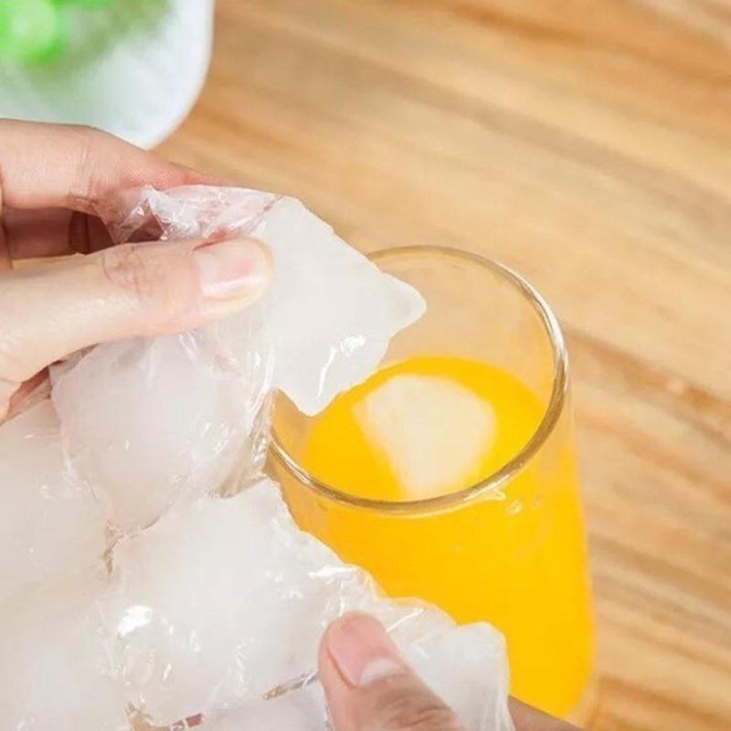 Disposable Self-Sealed Ice Pack 50/100 Pcs Food Grade Edible Freezer Bag for Office Worker Breast Milk Carry Use