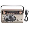 FMAMSW 3-диапазонный радиоприемник, портативный USB-радиоприемник с Bluetooth-подзарядкой для карты памяти U Disk