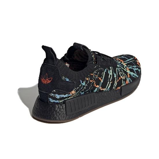 Adidas NMD_R1 Primeknit 'Black Glitch' G57941 Мужская обувь
