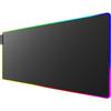KTRiO RGB Игровой 80 см x 30 см x Совместим с Лазерными и Оптическими Мышами, Подходит для Офиса и Дома Коврик для Мыши, Большой, 0,4 см, Мыши, Светодиодный, Черный. Использовать.