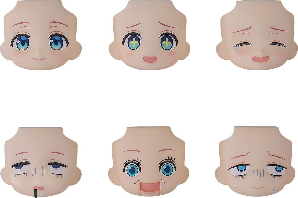 GOOD SMILE COMPANY Nendoroid More Bocchi the Tokaekko Face Bocchi Selection Пластиковая окрашенная торговая фигурка в коробке из 6 штук Rock!
