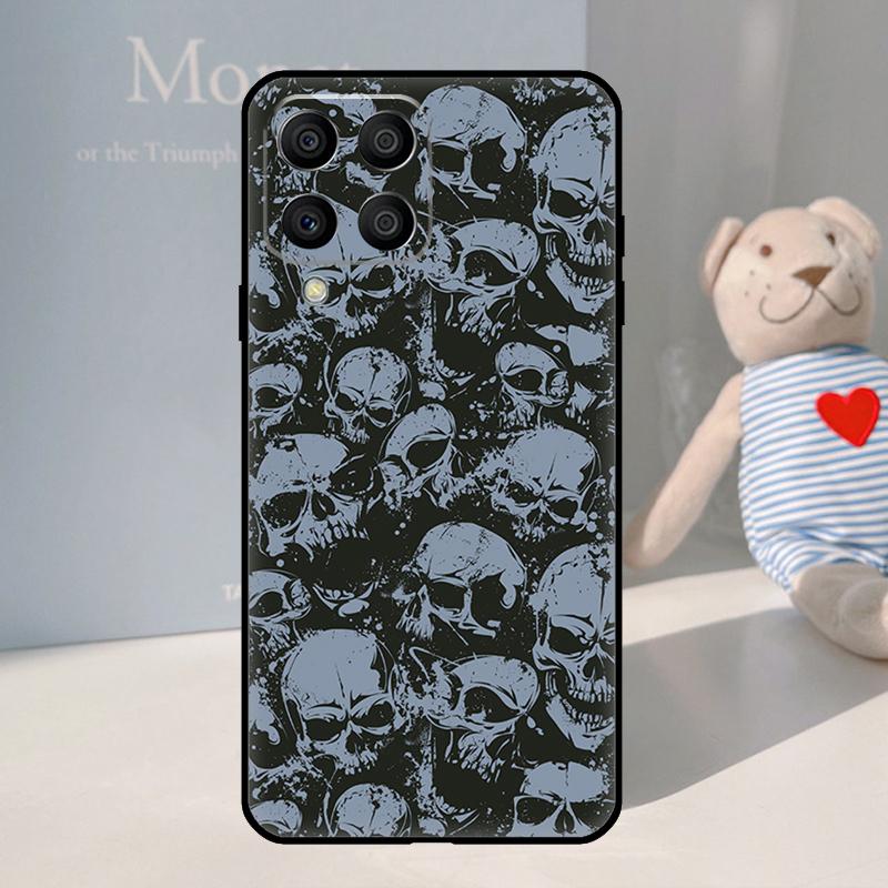 Skeleton Skull Art For Samsung Galaxy M21 M11 M31 M13 M33 M35 M53 M55 M15 M14 M34 M54 M12 M32 M52 M06 M16 Case