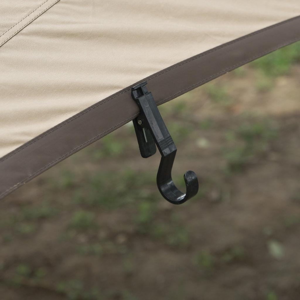 4 шт. крючки для крепления фонарей для кемпинга, навеса палатки, практичные прищепки, зажимы для гирлянд, крючки для занавесок для душа