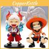 Очаровательная коллекция мини-фигурок One Piece с изображением смеющегося Эйса и Ямато для энтузиастов