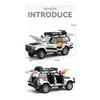 1/24 Toyota Land Cruiser LC80 внедорожник литой игрушечный автомобиль модель звук и свет детские игрушки коллекционные подарки на день рождения