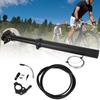 7075 Aluminium Alloy Black Road Bicycle Wire Control Oil Pressure Lifting Seatpost Mountain Bike