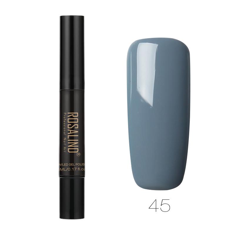 ROSALIND Гель-лак для ногтей 5 мл 01-58 Soak Off Top White Brush Pen Nails Art Полуперманентный УФ-гель