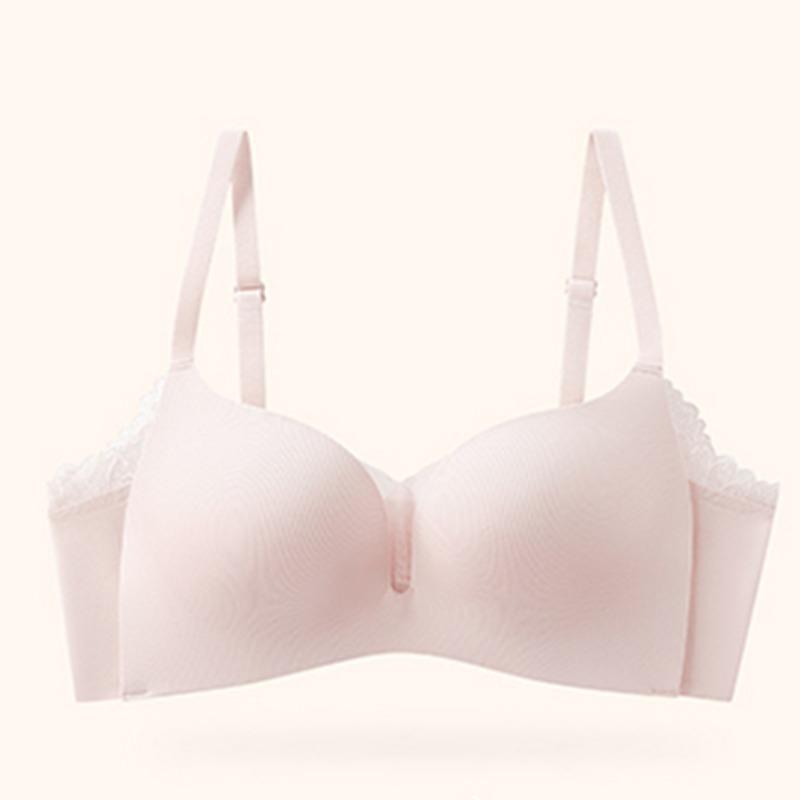 Глянцевый кружевной комплект без сборок, сексуальный комплект с бюстгальтером, летний бюстгальтер для молодых женщин