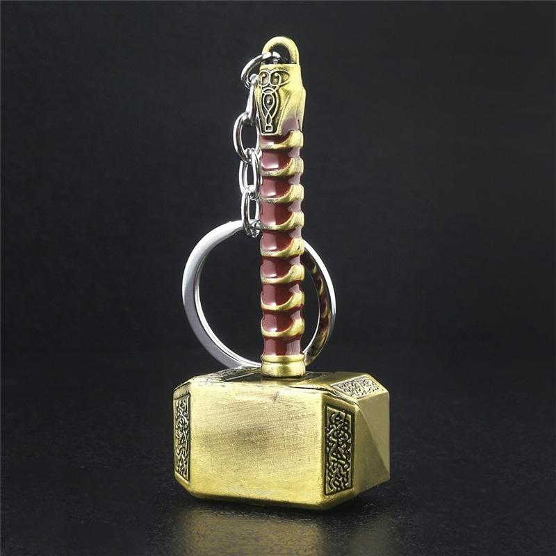 Высококачественный новый металлический брелок «Молот Тора» для мужчин и женщин, автомобильный брелок, аксессуары для любителей кино