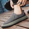 Мужские летние мокасины на платформе, повседневные спортивные теннисные кроссовки для мужчин 2024 года, удобная сетчатая обувь для походов на открытом воздухе