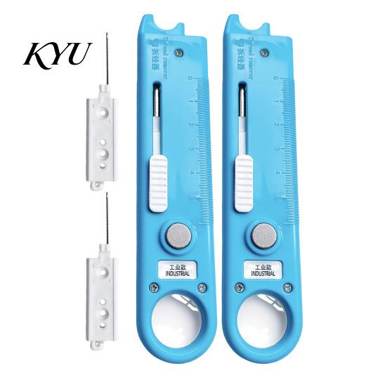 Portable Sewing Gadget 1/2Pcs 4-In-1 Threader Tool with Seam Remover, Magnifier & Multi-Function Scale, Magnetic Threading Device for Industrial Home,