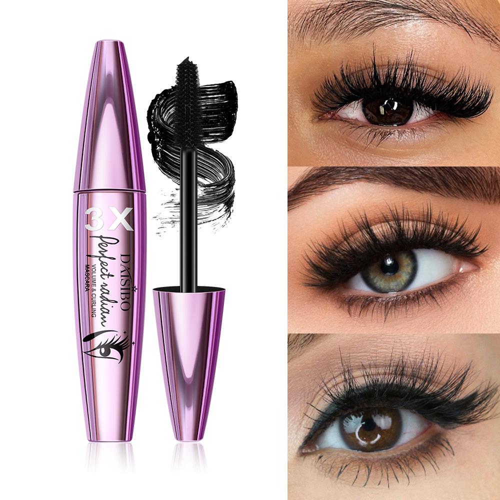 3X Черная тушь для ресниц Super Dense Non-Smudge Eye Black Slim Long Drying Long Lasting Waterproof Новая распыляемая тушь для ежедневного макияжа глаз