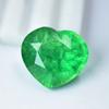 Natural Green Emerald Loose Gemstone 20.90 ct Heart Shape for Jewelry Making and Gem Collections