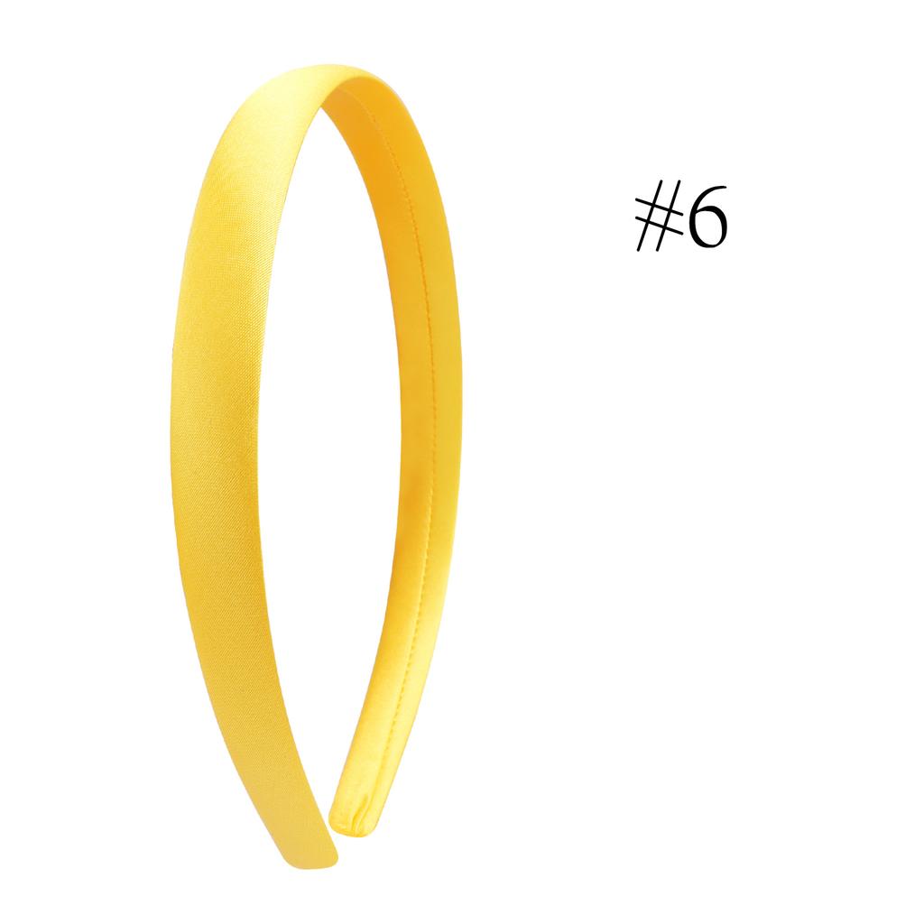 1,5 см Однотонные повязки на голову Сатиновая повязка для рукоделия Сделай сам Повязка для волос Красочные сатиновые повязки на голову для девочек и женщин