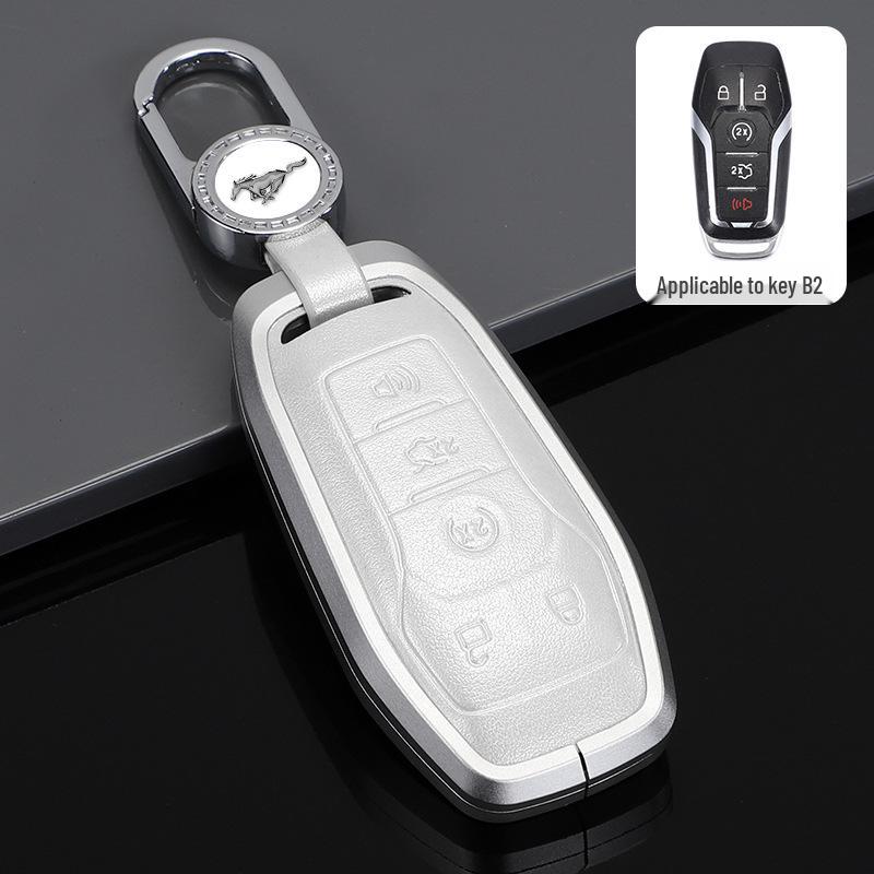 Metal Protective Key Shell for 2015-2017 Ford Mustang - Unisex Design