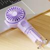 Ручной вентилятор Охлаждающий вентилятор с водяным распылением и 4 скоростями Малошумный вентилятор с перезаряжаемой батареей и ремешком