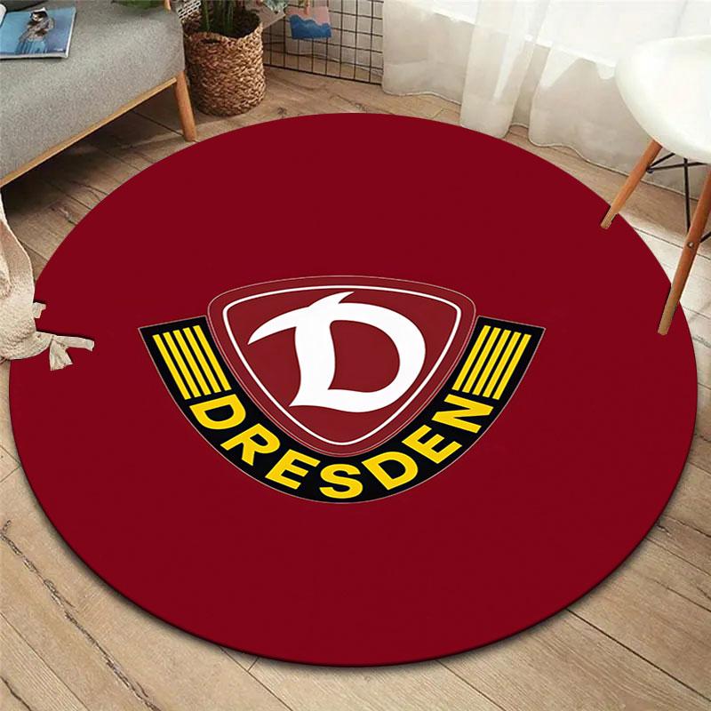 Dynamo Dresden Round Area Rug,Carpet Rug for Living Room Bedroom Sofa Playroom Decor,Non-slip Floor Mat