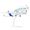 QIYUMOKE 1/300 A330 Beluga XL1 Металлическая модель самолета литье под давлением, набор для сборки со стойкой (7,7 дюйма) Модель Airbus A330-743L Super Transport Beluga для взрослых, Коллекц