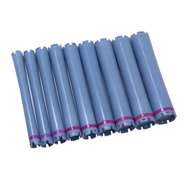 24V Long French Curl Perm Rods, 14cm, Double Hole Digital Curlers