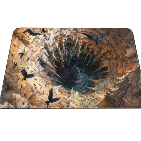 Yousheng 3D Ковер с ямой Реалистичный коврик для пола с бездонной ямой Забавный ковер с оптической иллюзией с нескользящей основой для прихожей, гостиной, ванной комнаты