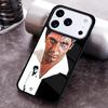 Чехол для телефона с постером Лица со шрамом Тони Монтаны Для iPhone 17,16e,15,14,13,12,11,Mini,Pro,MAX Мягкое Силиконовое Покрытие