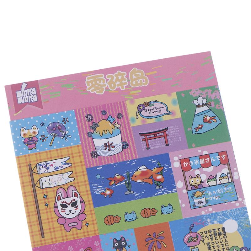 1 лист милых мультяшных наклеек-этикеток канцелярские наклейки для скрапбукинга DIY фотокарточки элементы декора телефон наклейка наклейка