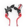 Universal Motorcycle Clutch Lever Brake Master Cylinder Set Ninja CFMOTO Kawasaki H2R1 Black Red Blue Gold