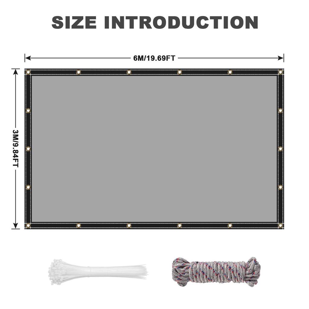 Heavy Duty PVC Vinyl Tarp Waterproof Transparent Tarpaulin
