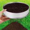 Soil Sieve Set Stainless Steel Frame with 5 Interchangeable Mesh Inserts Heavy Duty Garden Compost Sifter for Gravel Soil Sand Compost
