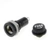 5PCS Black Knob Fuse Safety Socket Glass Socket 5*20MM 6*30mm Fuse Holder Fuse Base Fuse Holders1