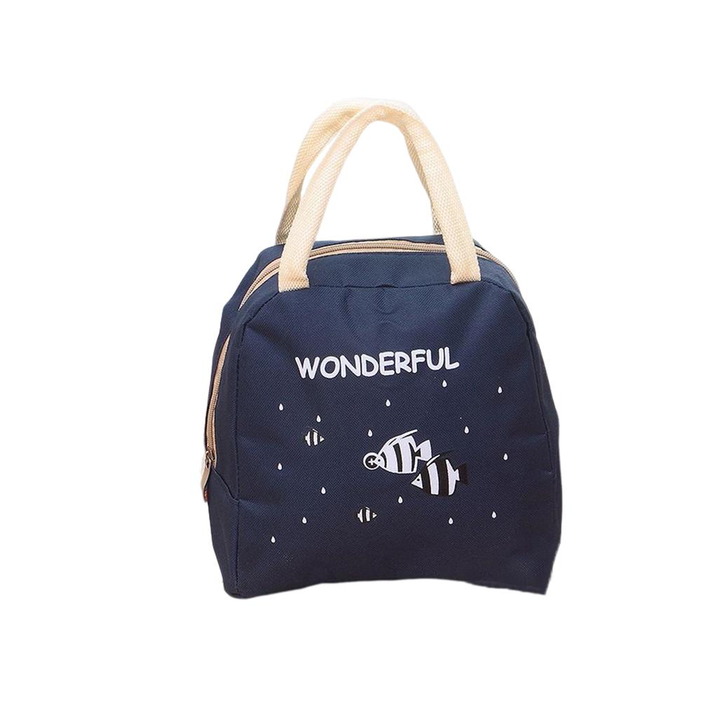 Портативный Изолированный Термо Ланч-бокс Сумка-тоут для переноски Сумка для хранения Дорожный Пикниковый Мешочек