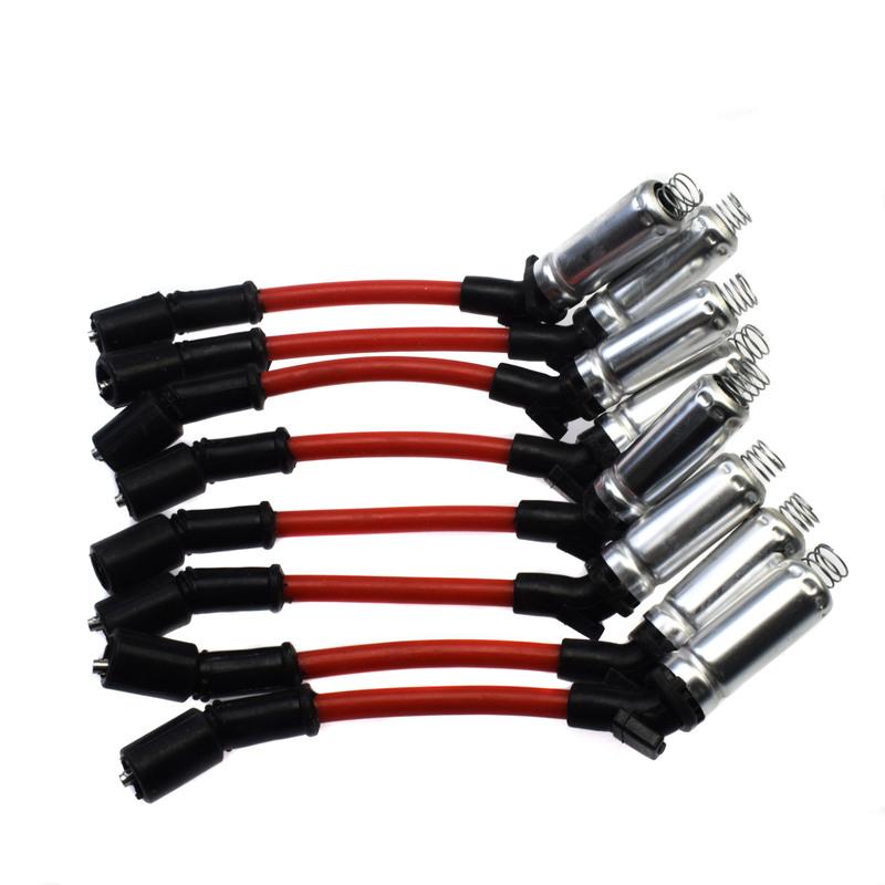 8 шт. Высоковольтный провод свечи зажигания для Chevrolet Buick Cadillac GMC Pontiac 4.8L 5.3L 6.0L Silverado SSR Suburban Tahoe Sierra Yukon