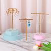 Wrought Iron Jewelry Rack, Necklace, Earrings, Jewelry Display Rack, Household Bedroom Dresser Storage T-shaped Jewelry Rack
