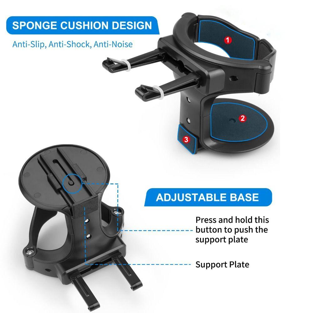 Anti-Slip Car Cup Holder Multi-Functional Car Vent Cup Mount Car Drink Holder  Horizontal Vents