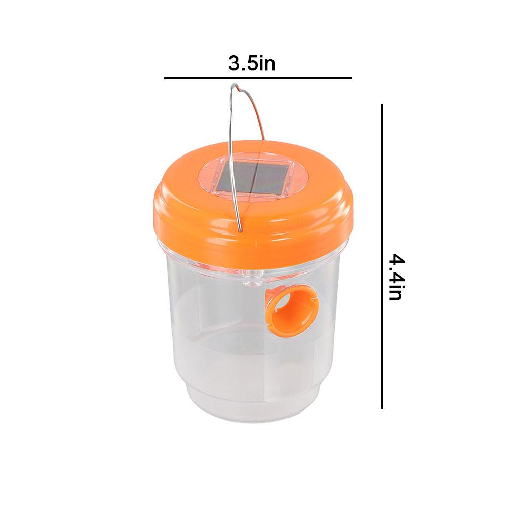 Солнечная ловушка для ос Водонепроницаемая Уличная Нетоксичная Ловушка для пчел Многоразовые Принадлежности Ловушки для Садов, Фруктовых Садов, Парков, Балконов