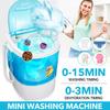 Mini Household Small Single-tube Baby Laundry 4.5kg Washing Machine Timing Semi-automatic Mini Shoe Washer 220V