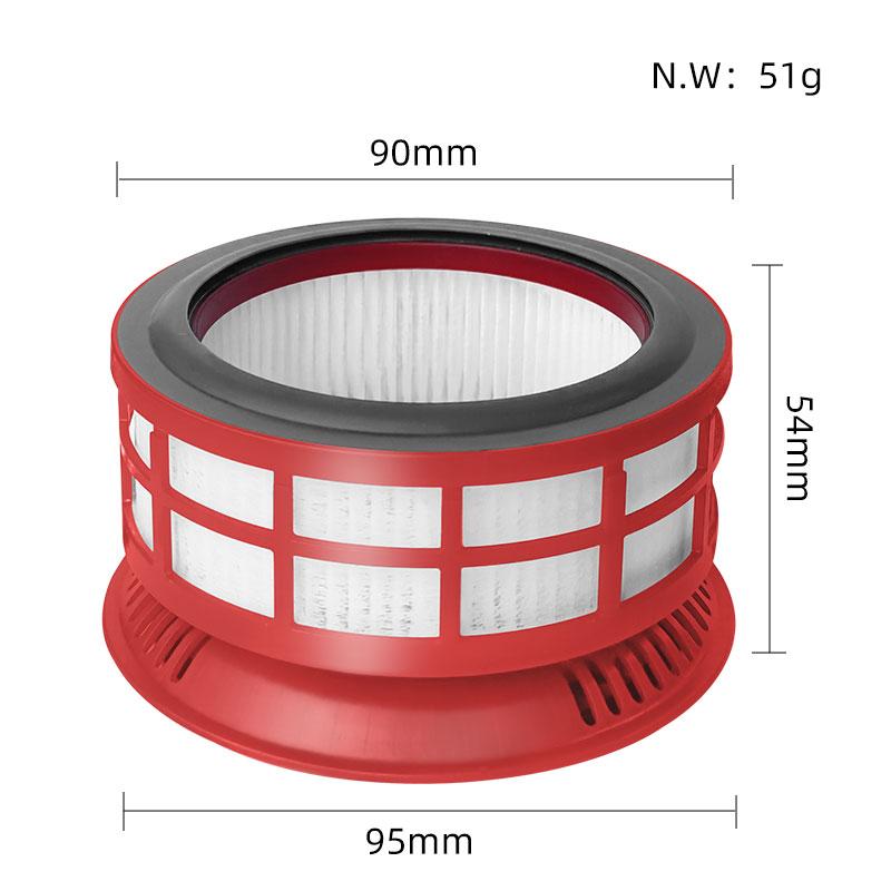 Запасная часть для ручного пылесоса Xiaomi Roborock H7: передний хлопковый фильтр и задний HEPA-фильтр, пополняемый аксессуар