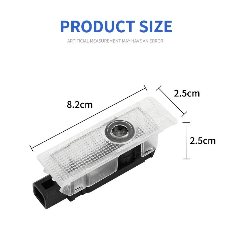2 pieces LED Car Door Welcome Light Logo Projector for Alfa Romeo Spider Giulia Giulietta 147 156 159 Mito Stelvio GT Spider zl7