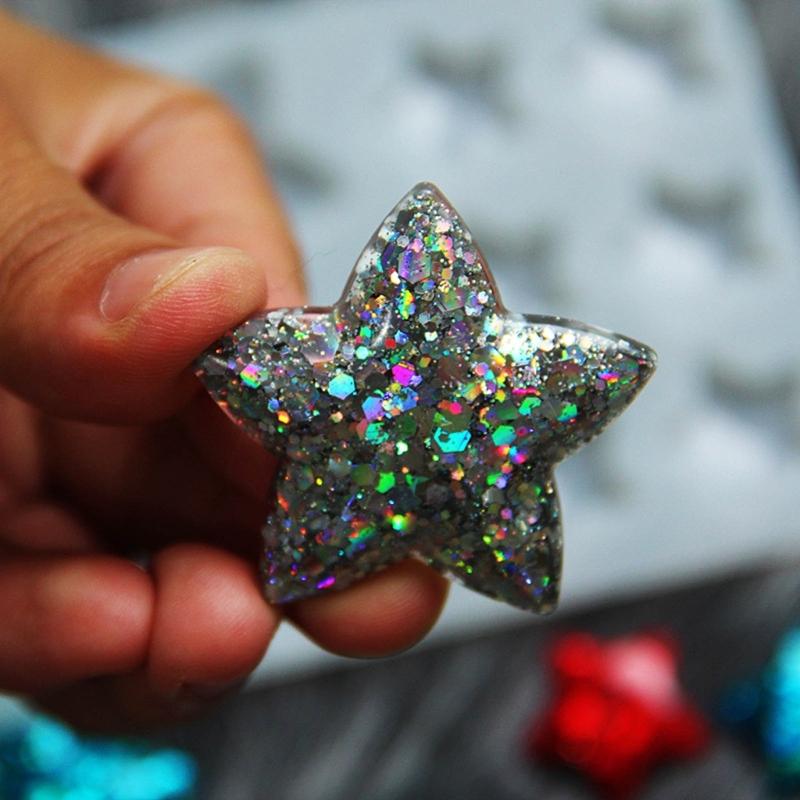 Форма для эпоксидной смолы с желейной звездой, 3D большие силиконовые формы для морских звезд, кулон ручной работы, изготовление ювелирных изделий, украшения, ремесла
