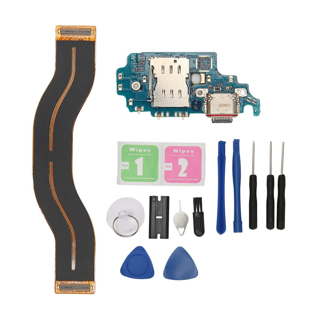 Замена порта зарядки для Galaxy S21 Ultra 5G G998B EU Version PCB USB C Dock Connector Flex