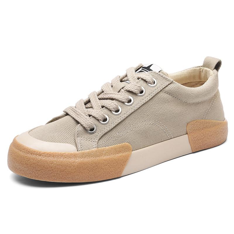 Мужская обувь Легкая роскошная модная повседневная мужская парусиновая обувь на плоской подошве со шнуровкой для сноуборда Мужская обувь