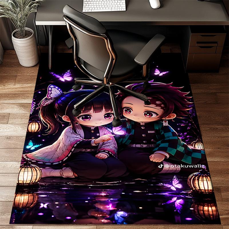 Dark Fantasy Heroes De-mon Rug for Living Room, Game Rooms, Office, Bedroom, Office Floor Mat Playful Design, fan gifts Christmas decor