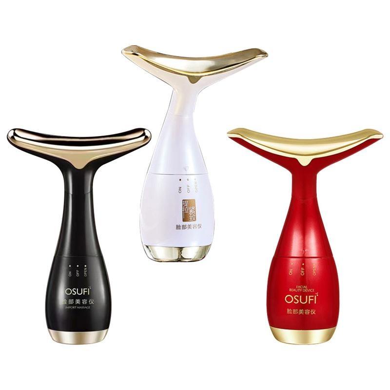 Массажер для лица, шеи, косметическое устройство, электрический V-образный интродьюсер, укрепляющий, омоложение, против морщин, тонкий двойной подбородок, уход за кожей, массаж лица