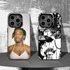 Смешной Чехол для Телефона P-Playboi C-Carti Для iPhone 17,16,15,14,13,12,11,Air,X,XR,Pro,Max,Plus IMD Серебряный Корпус
