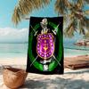 Beach Towel with Omega Psi Phi Logo6 Pattern - Soft,absorbent,machine Washable Lightweight&Modern,swimming,Travel Essentials