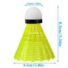 Pack of 12 Nylon Badminton Shuttlecocks for and Sports Equipment Practice, Lightweight, Durable, Indoor/Outdoor Use,